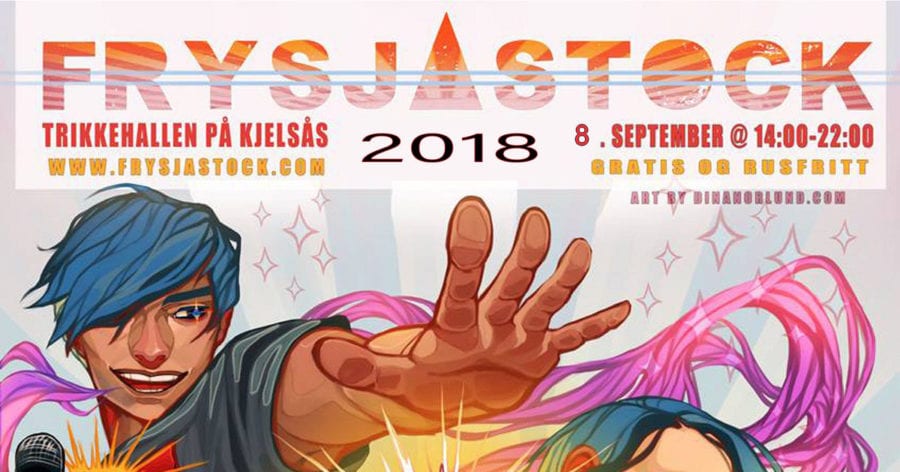 Frysjastock Musikkfestival 2018 hovedbilde