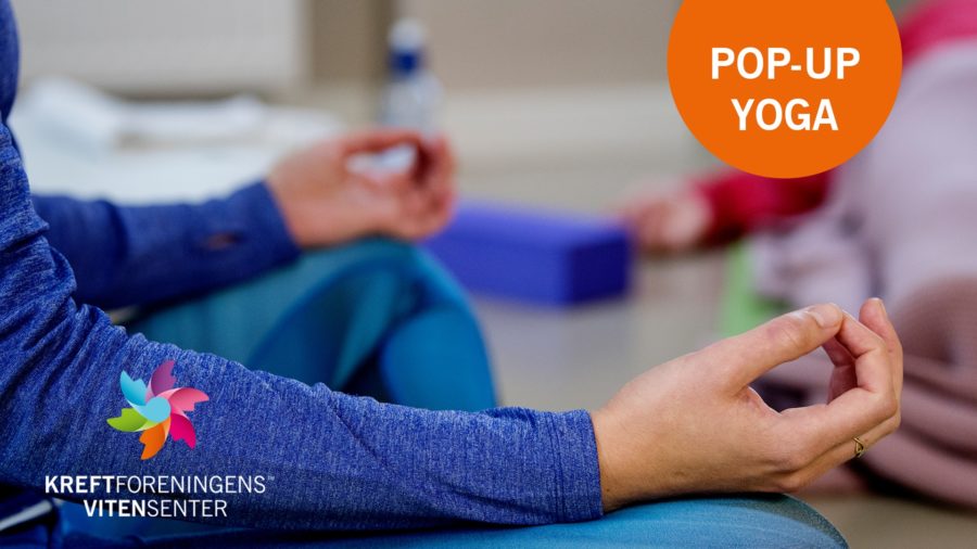 Pop-up yoga på Kreftforeningens Vitensenter hovedbilde