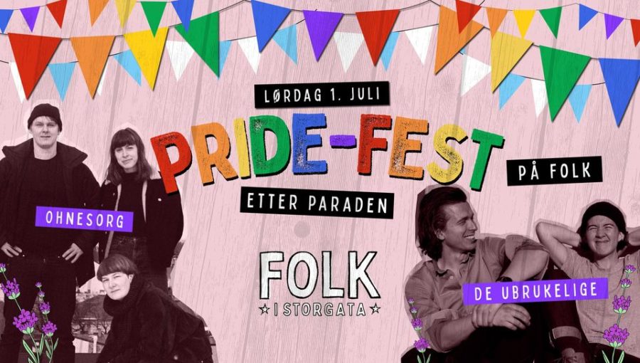 Pride-fest og konsert med De ubrukelige og Ohnesorg hovedbilde