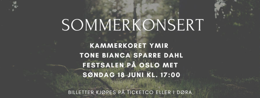Sommerkonsert med Kammerkoret Ymir hovedbilde