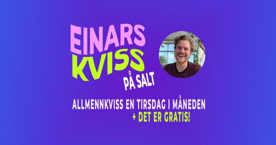 Einars kviss på SALT hovedbilde